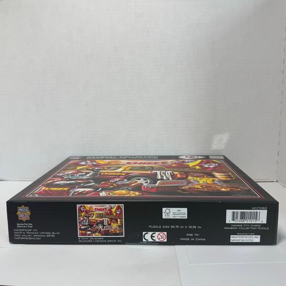 Sealed Kansas City Chiefs - NFL - 1000 Piece Puzzle Gameday Collection NEW KC - Picture 5 of 10